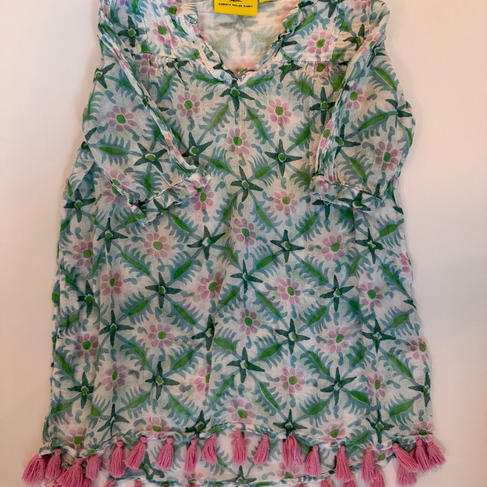 Roberta Roller Rabbit Pastel Floral Top
